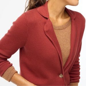 J. Crew Knitted Blazer Cardigan Sz L New